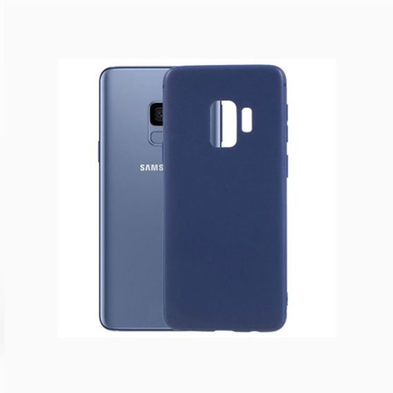 Cover per Samsung Galaxy S9 in silicone TPU opaca Blu