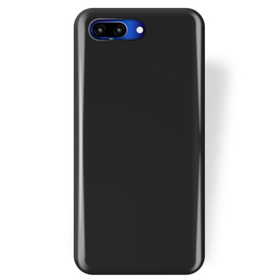 Cover per Huawei Honor 10 in silicone Ultra slim TPU nero lucida