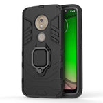 Custodia protettiva antiurto PC + TPU per Motorola Moto G7 Play, con supporto ad anello magnetico, For Motorola Moto G7 Play