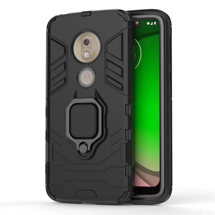Custodia protettiva antiurto PC + TPU per Motorola Moto G7 Play, con supporto ad anello magnetico, For Motorola Moto G7 Play