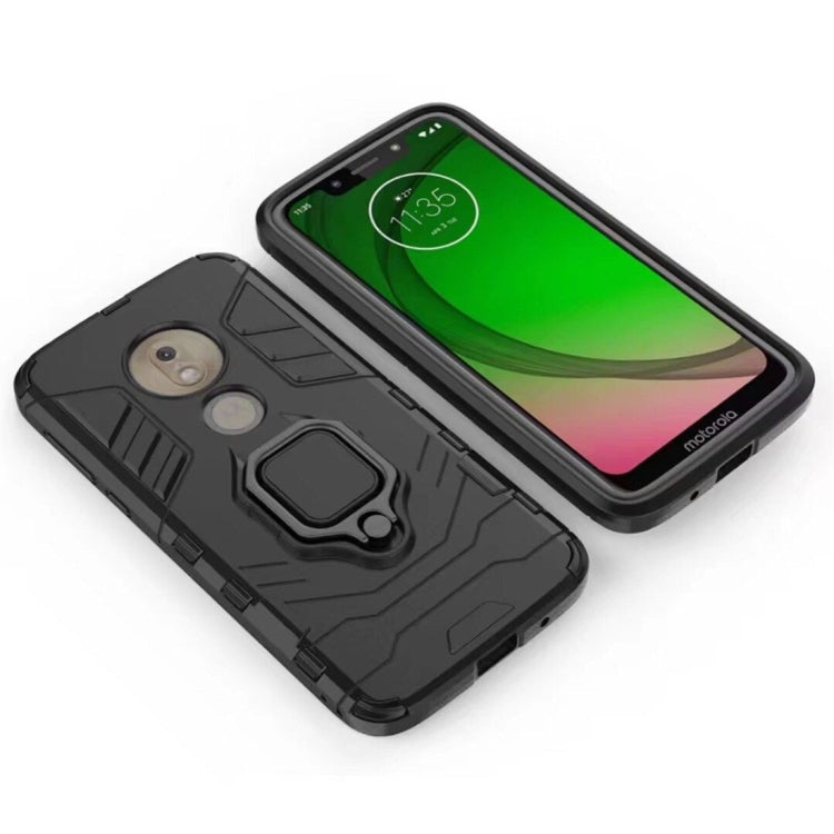 Custodia protettiva antiurto PC + TPU per Motorola Moto G7 Play, con supporto ad anello magnetico, For Motorola Moto G7 Play