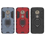 Custodia protettiva antiurto PC + TPU per Motorola Moto G7 Play, con supporto ad anello magnetico, For Motorola Moto G7 Play