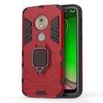 Custodia protettiva antiurto PC + TPU per Motorola Moto G7 Play, con supporto ad anello magnetico, For Motorola Moto G7 Play