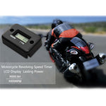 B708BK Sveglia digitale con timer impermeabile per moto ATV, B708BK Waterproof Timer