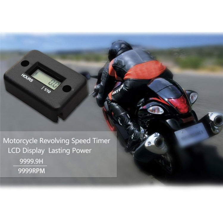 B708BK Sveglia digitale con timer impermeabile per moto ATV, B708BK Waterproof Timer