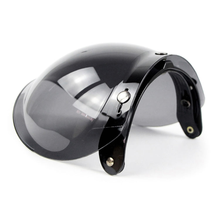 Soman Visiera per casco moto Bubble Visiera aperta Visiera per casco Parabrezza con cornice trasparente