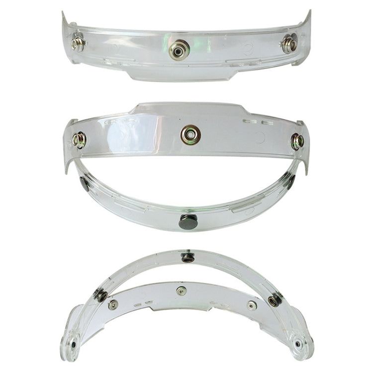 Soman Visiera per casco moto Bubble Visiera aperta Visiera per casco Parabrezza con cornice trasparente