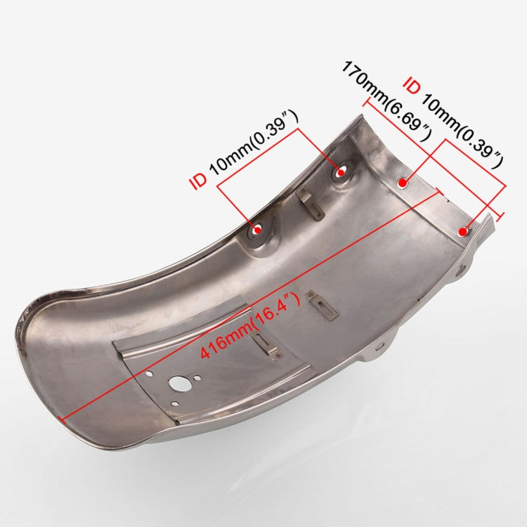 MB-WE019 Parafanghi posteriori per pneumatici posteriori in acciaio inossidabile modificati per moto per Suzuki GN125 / GN250, For Suzuki GN125 / GN250