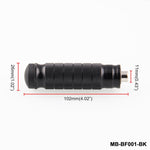 MB-BF001-BK Pedale del sedile posteriore modificato universale per moto, una coppia, MB-BF001-BK