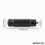 MB-BF001-BK Pedale del sedile posteriore modificato universale per moto, una coppia, MB-BF001-BK