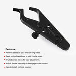 MB-OT312-BK Set di clip fissi per maniglia ausiliaria in alluminio modificato per moto universale, MB-OT312-BK