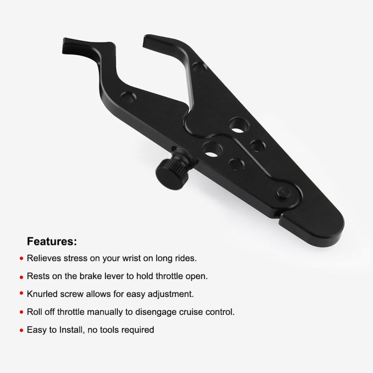 MB-OT312-BK Set di clip fissi per maniglia ausiliaria in alluminio modificato per moto universale, MB-OT312-BK