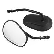 MB-MR008-BK Set specchietti retrovisori opachi girevoli modificati per moto per Harley Davidson XL 883 1200, For Harley Davidson XL 883 1200
