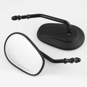 MB-MR008-BK Set specchietti retrovisori opachi girevoli modificati per moto per Harley Davidson XL 883 1200, For Harley Davidson XL 883 1200