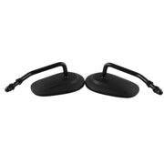 MB-MR008-BK Set specchietti retrovisori opachi girevoli modificati per moto per Harley Davidson XL 883 1200, For Harley Davidson XL 883 1200