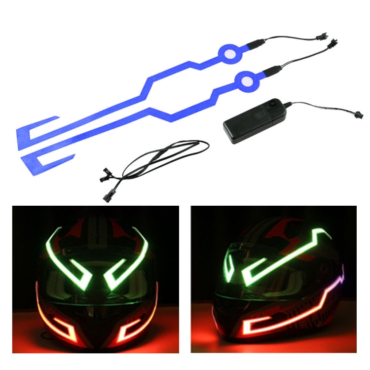 MB-MHL002 Accessori per la modifica del motociclo Striscia luminosa per casco incollabile universale