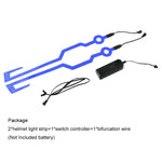 MB-MHL002 Accessori per la modifica del motociclo Striscia luminosa per casco incollabile universale