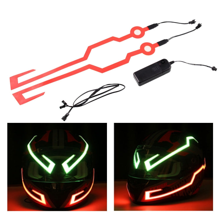 MB-MHL002 Accessori per la modifica del motociclo Striscia luminosa per casco incollabile universale