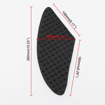 MB-OC024 Accessori per la modifica del motociclo Cuscinetto di protezione isolante laterale antiscivolo per serbatoio incollabile per Yamaha / Kawasaki / Honda, For Yamaha / Kawasaki / Honda
