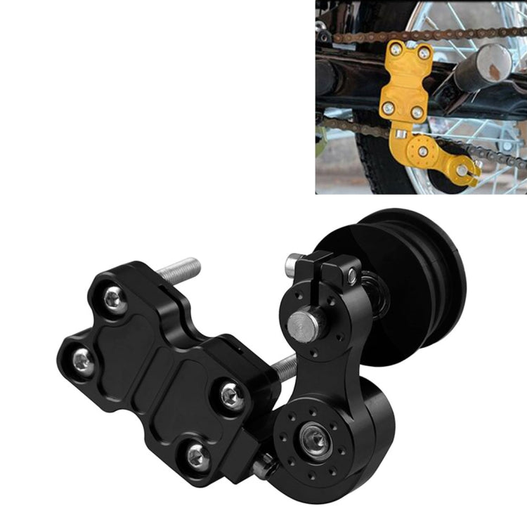 Accessori modificati per moto HC154 Tenditore catena universale in lega di alluminio, Aluminum Alloy Black, Aluminum Alloy Gold, Aluminum Alloy Red, Aluminum Alloy Silver