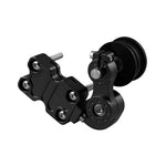 Accessori modificati per moto HC154 Tenditore catena universale in lega di alluminio, Aluminum Alloy Black, Aluminum Alloy Gold, Aluminum Alloy Red, Aluminum Alloy Silver