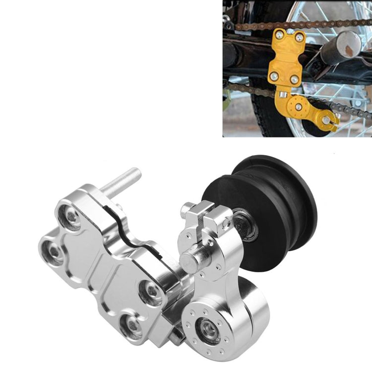 Accessori modificati per moto HC154 Tenditore catena universale in lega di alluminio, Aluminum Alloy Black, Aluminum Alloy Gold, Aluminum Alloy Red, Aluminum Alloy Silver
