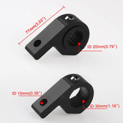 MB-EA076-1 Accessori per la modifica del motociclo Staffa fissa per clip fissa per faretto universale da 20-30 mm, Spotlight Fixed Clip Bracket
