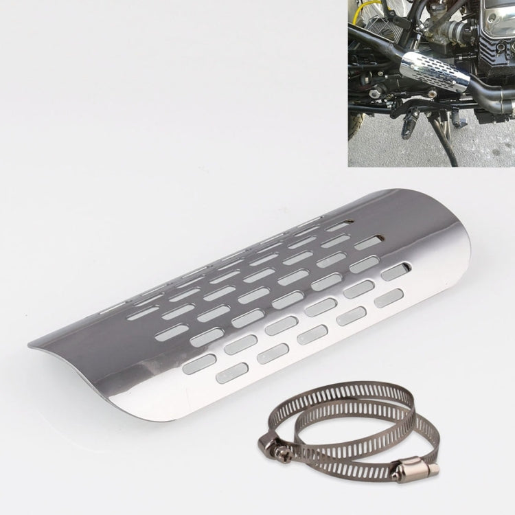 MB-EX014-S Accessori per la modifica del motociclo Scudo termico per tubo di scarico in ferro da 75 mm per Kawasaki, MB-EX014-S