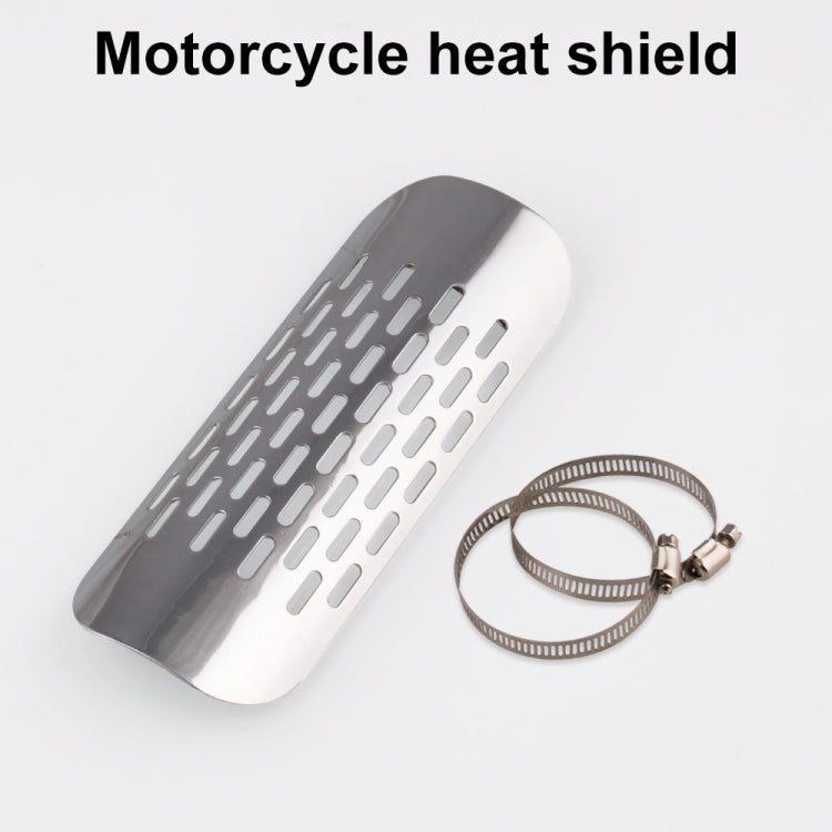 MB-EX014-S Accessori per la modifica del motociclo Scudo termico per tubo di scarico in ferro da 75 mm per Kawasaki, MB-EX014-S