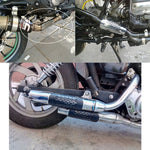 MB-EX014-S Accessori per la modifica del motociclo Scudo termico per tubo di scarico in ferro da 75 mm per Kawasaki, MB-EX014-S