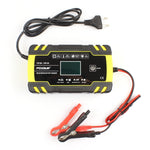 Caricabatterie AGM per riparazione camion moto e auto FOXSUR 12V-24V, spina europea, UK Plug, US Plug, EU Plug