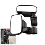 MB-MR016-BK Specchietti laterali modificati per moto UTV da 2 pezzi per UTV con roll-bar da 1,75 pollici e 2 pollici, MB-MR016-BK