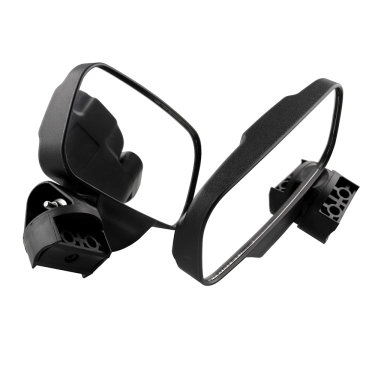 MB-MR016-BK Specchietti laterali modificati per moto UTV da 2 pezzi per UTV con roll-bar da 1,75 pollici e 2 pollici, MB-MR016-BK