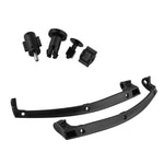 MB-OT360 2 pezzi Deflettori d'aria regolabili Ali laterali Carenatura Protezione laterale per Harley Davidson Touring Electra / Street / Tri Glide / CVO 2014-2019, Side Cover Shield