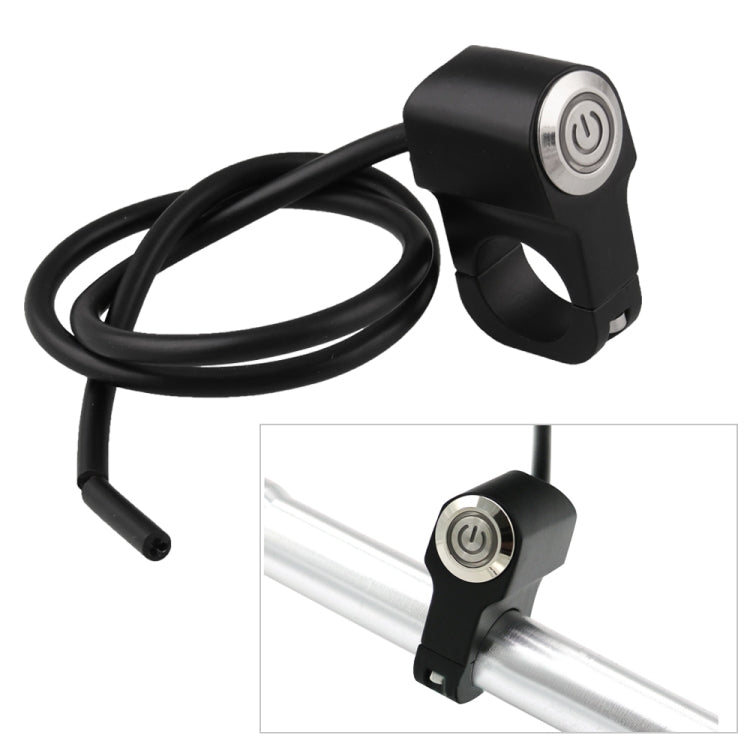 Interruttore manubrio 22mm per moto con indicatore luminoso