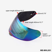 MB-MHL001 Visiera per casco moto Occhiali per casco Visiera integrale Visiera per casco per AGV K3-SV K5