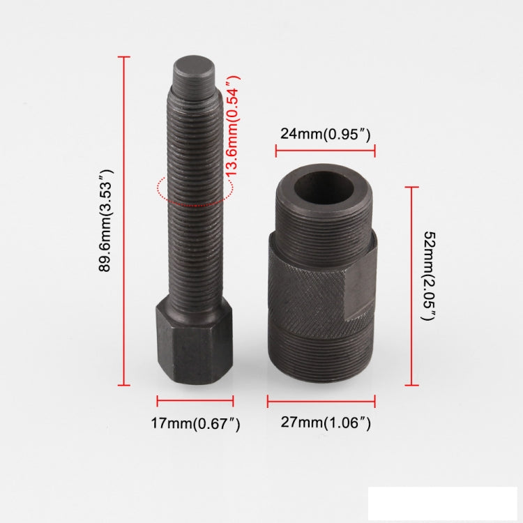 MB-XBL009 Estrattore volano moto 27mm per Kawasaki Suzuki Ktm Honda Yamaha Magneto Statore Strumento, MB-XBL00
