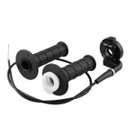 MB-MH028-BK Manopole per moto Maniglia da 22 mm Morsetto acceleratore con cavo acceleratore per 110-250CC ATV Quad Pit Dirt Bike Motocross Racing, MB-MH028-BK