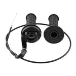 MB-MH028-BK Manopole per moto Maniglia da 22 mm Morsetto acceleratore con cavo acceleratore per 110-250CC ATV Quad Pit Dirt Bike Motocross Racing, MB-MH028-BK