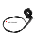 MB-MH028-BK Manopole per moto Maniglia da 22 mm Morsetto acceleratore con cavo acceleratore per 110-250CC ATV Quad Pit Dirt Bike Motocross Racing, MB-MH028-BK