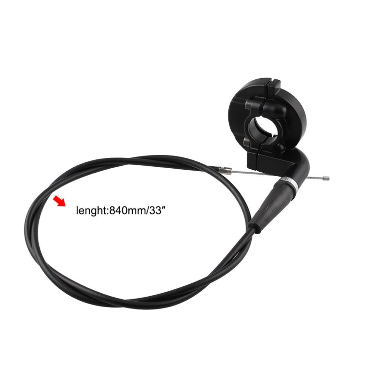 MB-MH028-BK Manopole per moto Maniglia da 22 mm Morsetto acceleratore con cavo acceleratore per 110-250CC ATV Quad Pit Dirt Bike Motocross Racing, MB-MH028-BK