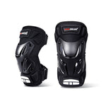PRO-BIKER 2 in 1 Ginocchiera per sport all'aria aperta Escursionismo Sci Motocicletta Bicicletta Equitazione protettiva con striscia riflettente, PRO-BIKER 2 in 1 Knee Pad