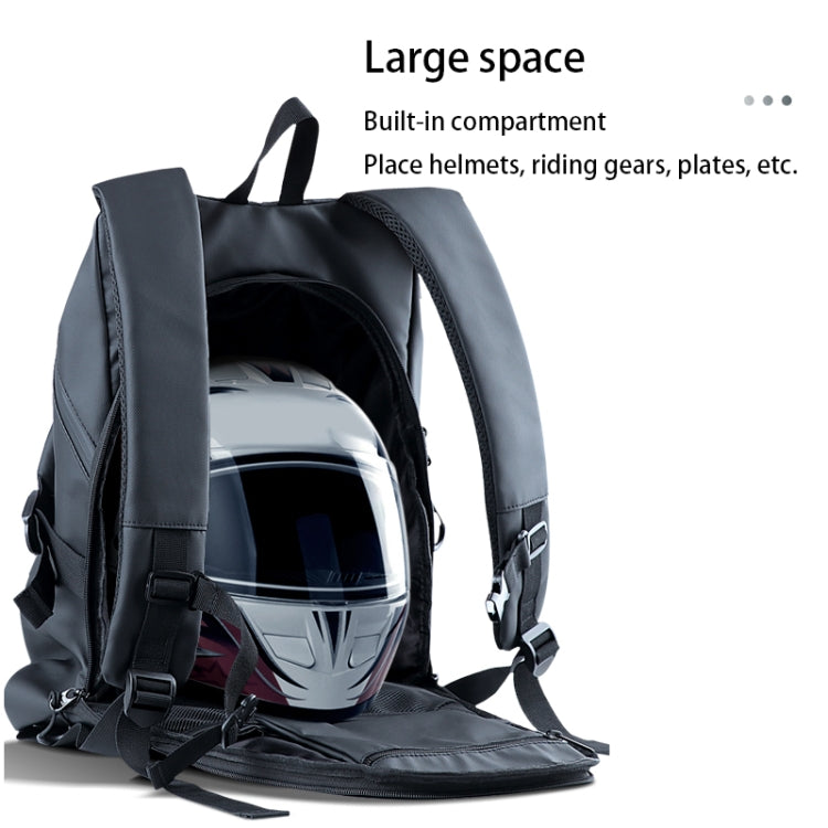 Zaino da equitazione morbido per casco da moto con spalle antipioggia, Soft  Backpack