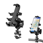 Manubrio per moto con testa sferica a forma di U Staffa di supporto per navigazione per telefono in alluminio a otto ganasce multifunzione, larghezza del telefono: 6,5-10,2 cm 160;, U-shaped Bolt