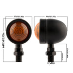 1 paio di indicatori di direzione a LED per moto universali modificati KC801 12V