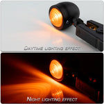 1 paio di indicatori di direzione a LED per moto universali modificati KC801 12V