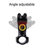 Adattatore per staffa per fotocamera per montaggio su manubrio per bicicletta per moto con supporto per monopiede, Bicycle Handlebar Fixture Mount with Monopod