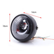 Lampada per faro retrò da 5,75 pollici per moto, luce LED DC12V / 40W / 6000K / 2800LM, Retro Lamp LED Light