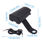 Adattatore per caricabatterie per telefono USB per specchietto retrovisore impermeabile DC 8-32V 5V / 1.2A, con indicatore luminoso, 1 USB Port