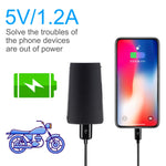 Adattatore per caricabatterie per telefono USB per specchietto retrovisore impermeabile DC 8-32V 5V / 1.2A, con indicatore luminoso, 1 USB Port